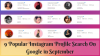 Photo for 9 Popular Instagram Profile Search On Google in September