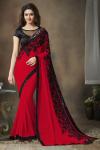 Photo for Buy Latest Red colour sarees online from Mirraw