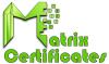 Photo for Matrix Certificates