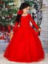Photo for Shop Girls Maxi Dress with Flower Clip at Mia Belle Baby