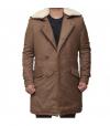 Photo for Chris Pine Wonder Woman Brown Fur Trench Coat