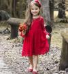 Photo for Shop Girls Red Christmas Dress at Mia Belle Baby