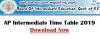 Photo for Andhra Pradesh 12th Time Table 2019