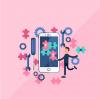 Photo for Machine Learning Concept in Mobile App Development