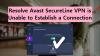 Photo for Fix Avast SecureLine VPN Unable to Establish Connection
