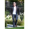 Photo for DANIEL CRAIG REAL LEATHER BLACK JACKET