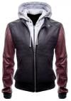 Photo for Justice League The Flash Hoodie Leather Jacket