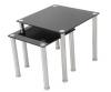 Photo for Stylish and cheap Black Glass Nest of Tables in UK