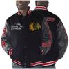 Photo for STANLEY CHAMPIONS BLACKHAWKS CHICAGO BLACK BOMBER JACKET