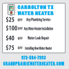 Photo for Grand Prairie TX Water Heater