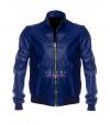 Photo for Ryan Reynolds Outfit Blue Leather Jacket