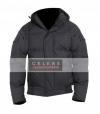 Photo for Men’s Aviator Style Hoodie Black Winter Jacket