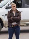 Photo for Sheriff Victoria Moretti Longmire Fur Collar Bomber Jacket
