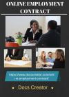 Photo for ONLINE EMPLOYMENT CONTRACT Template-Legal Document Creator
