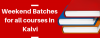 Photo for Weekend Batches Kalvi