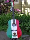 Photo for Colored Folk GuitarsTM Mexican Flag!