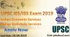 Photo for UPSC IES/ISS Exam 2019 Notification Economic/Statistical Application Form