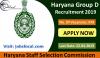 Photo for Haryana Group D Recruitment 2019 HSSC Group D 978 Vacancies Apply