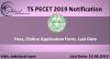 Photo for TS PECET 2019 Notification, Fees, Online Application Form, Last Date