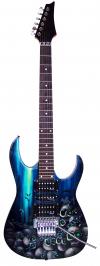 Photo for Colored Folk GuitarsTM Bats & Skulls!