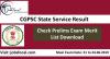 Photo for CGPSC State Service Result 2019 Check Prelims Exam Merit List Download