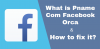 Photo for Avoid mistake when get solution of Pname.com Facebook orca error