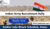 Photo for Indian Army Recruitment Rally 2019-20 Soldier Jobs Bharti Schedule, Dates