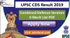 Photo for UPSC CDS 2 Result 2019 Combined Defence Services II Merit List PDF