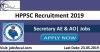 Photo for HPPSC Recruitment 2019  (26) Secretary AE & AO| Jobs Apply Now