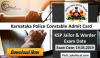 Photo for Karnataka Police Constable Admit Card 2019 KSP Jailor & Warder Exam Date