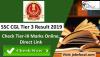 Photo for SSC CGL Tier 3 Result 2019 –20 Check Tier-III Marks Online, Direct Link