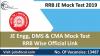 Photo for RRB JE Mock Test 2019 –20 DMS & CMA Official Link Available RRB Wise