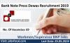 Photo for Bank Note Press Dewas Recruitment 2019 (69) Workmen/Supervisor BNP Jobs
