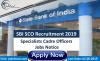 Photo for SBI SCO Recruitment 2019 –20 Specialists Cadre Officers 15 Jobs Notice