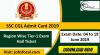 Photo for SSC CGL Tier I Admit Card 2019 –20 Region Wise Tier-1 Exam Hall Ticket