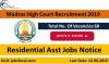 Photo for Madras High Court Recruitment 2019 –20 (180) Residential Asst Jobs Notice