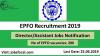 Photo for EPFO Recruitment 2019 –20 (324) Director/Assistant Jobs Notification