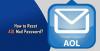 Photo for How to reset aol password without alternate email