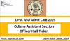 Photo for OPSC ASO Admit Card 2019 -20 Odisha Assistant Section Officer Hall Ticket