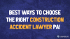 Photo for Choose The Right Construction Accident Lawyer PA