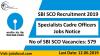 Photo for SBI SCO Recruitment 2019 –20 Specialists Cadre Officers 659 Jobs Notice