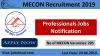 Photo for MECON Recruitment 2019 –20 205 Professionals Jobs Notification Apply
