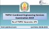 Photo for TNPSC Combined Engineering Services Examination 2019 –20 475 Vacancy