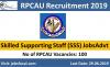 Photo for RPCAU Recruitment 2019–20 100 Skilled Supporting Staff (SSS) Jobs Advt