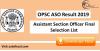 Photo for OPSC ASO Result 2019 -20 Assistant Section Officer Final Selection List