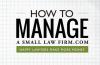 Photo for How to Manage a Small Law Firm