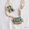 Photo for Buy Kundan Matte Meenakari Necklace Sets Online
