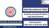 Photo for GGU Recruitment 2019 -20 403 Assistant, Associate Professor Jobs Advertisement