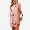 Photo for Floral Print Chiffon Beach Dress