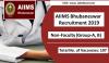 Photo for AIIMS Bhubaneswar Recruitment 2019 –20 (107) Non-Faculty (Group-A, B)